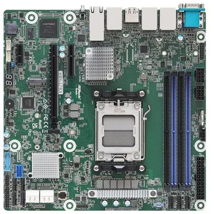 ASRock Rack B650D4U-2L2T/BCM - Motherboard - micro ATX - Socket AM5 - AMD B650E Motherboard - AMD B650E - AMD AM5-Sockel - DDR5 RAM - Micro-ATX