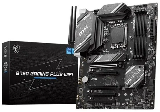 MSI B760 GAMING PLUS WIFI Mainboard - Intel B760 - Intel LGA1700-Sockel - DDR5 RAM - ATX