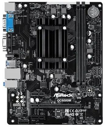 ASRock QC6000M - Motherboard - Micro ATX - AMD E2 6110 Motherboard - Socket - DDR3 RAM - Micro-ATX