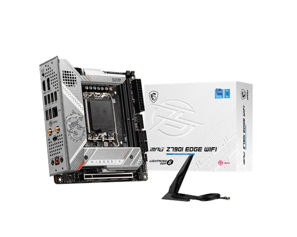 MSI MPG Z790I EDGE WIFI Mainboard - Intel Z790 - Socket Intel LGA1700 - RAM DDR5 - Mini-ITX