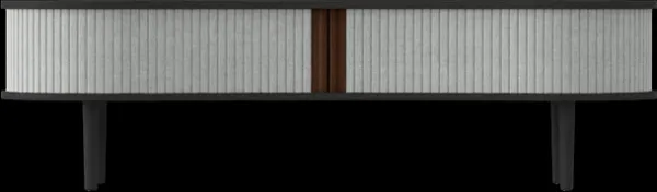 Umage Audacious TV Bank Schwarz Eiche/Sterling