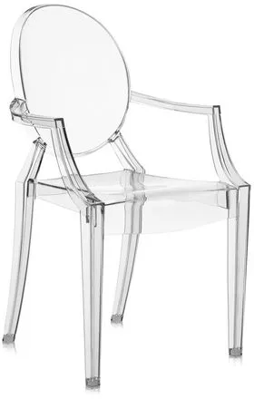 Kartell Lou Lou Ghost Esstischstuhl - Kinder - Kristall