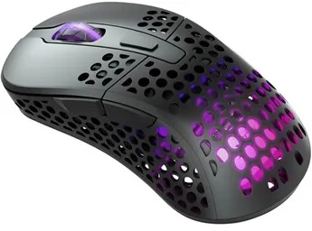 Xtrfy M4 Wireless RGB Gaming Mouse - Schwarz - Gaming-Maus - Optisch - 6 Tasten - Schwarz mit RGB-Beleuchtung