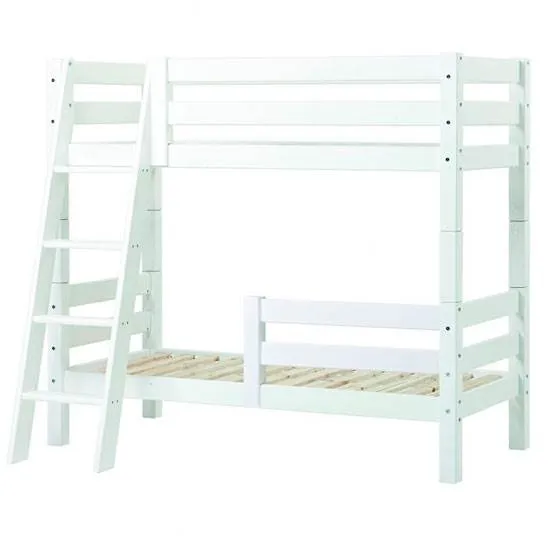 Hoppekids ECO Luxury Etagenbett mit Geländer und schräger Leiter - 70x160 cm