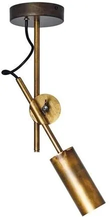 Konsthantverk Stav Spot Einzelne Deckenleuchte Rohmessing