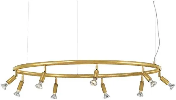 Örsjö Star 9 Deckenleuchte Messing