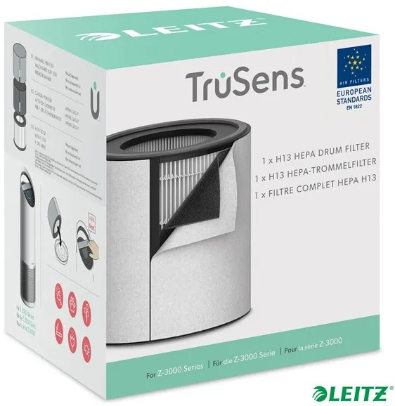 Leitz Ersatz 3-in-1 H13 HEPA-Filter für TruSens Z-3000 großen Luftreiniger