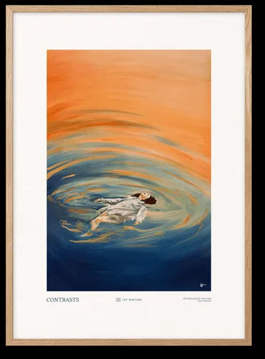 Peléton Contrasts 70x100 Poster