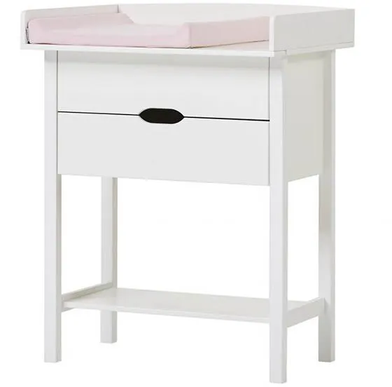 Hoppekids ISABELLA Wickeltisch mit rosa Wickelauflage