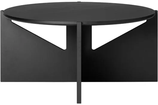 Kristina Dam Studio Simple Couchtisch XL Schwarz lackierte Eiche