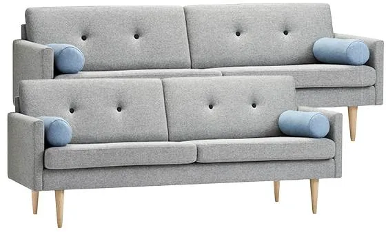 Stouby Jive Sofaset 2+3 Pers. mit MainLine Flax-Stoff