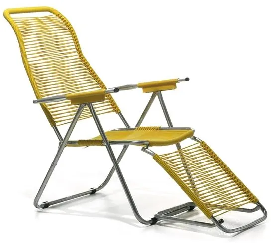 Fiam Spaghetti Liegestuhl Gelb