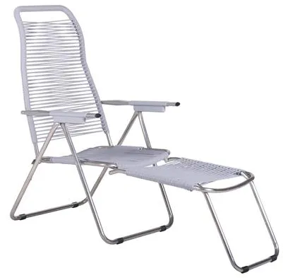 Fiam Spaghetti Liegestuhl Mattgrau