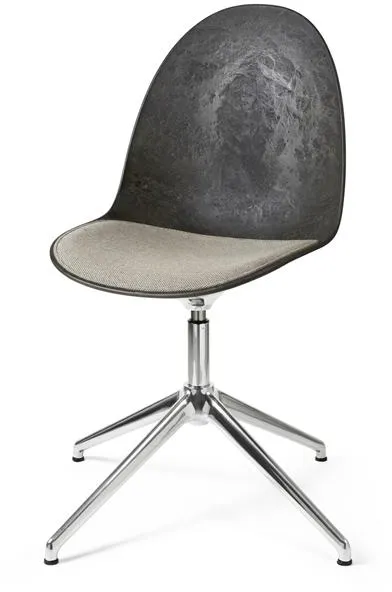 Mater Eternity Swivel Esszimmerstuhl Aluminium m. Gepolstertem Sitz 218 Beige