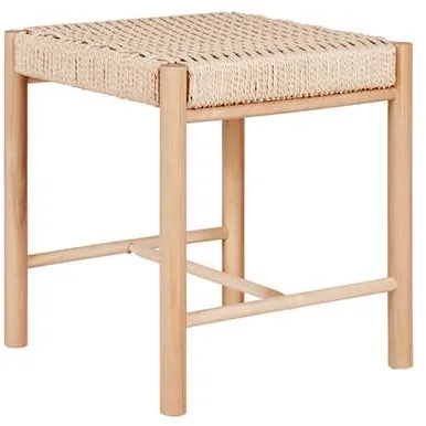 Abano Hocker mit naturgeflochtenem Sitz