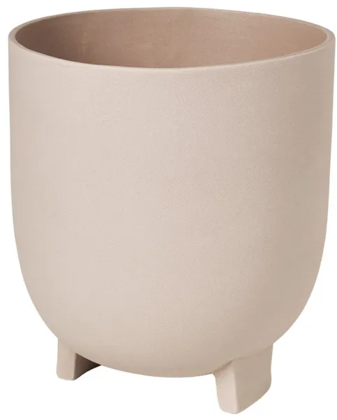 KRISTINA DAM STUDIO Serene Blumentopf, S - Sand-Terrakotta