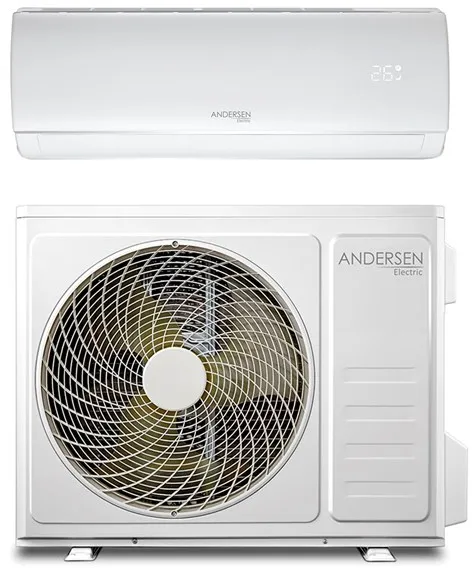 Andersen Electric AE 9000 Luft/Luft-Wärmepumpe mit WiFi, 3,4 kW, 5–63 m², weiß